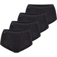 sloggi Maxislip 4er Pack Chic (Spar-Set, 4-St) Maxi Slip - Baumwolle - Atmungsaktiv