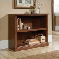 GarveeMore Bücherregal 2 stufiges Bücherregal mit verstellbarem Boden kleines Bücherregal