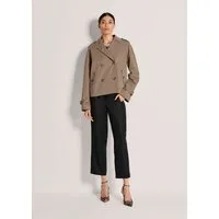 MADELEINE Outdoorjacke Kurzjacke mit Reverskragen Baumwolljacke mit Leistentaschen, doppelter Knopfreihe und Langarm