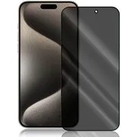 Numerva Schutzfolie Panzer Folie Echt Glas Folie für Apple iPhone 15 Pro Max, (1x Schutzfolie 2x Reinigungstücher), Anti Spy Schutzfolie Blickschutz Glasfolie Sichtschutzfolie