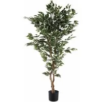 Kunstpflanze Ficus Benjamini Ficus Benjamini, Creativ green, Höhe 150 cm