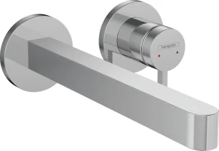 Hansgrohe 2-Loch Waschtischmischer Unterputz Finoris F-Set langer Auslauf chrom, 76050000 76050000