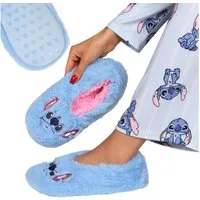 Disney DISNEY Stitch Mädchen Hausschuhe, warm, rutschfest, Hineinschlüpfen Plüsch Hausschuhe