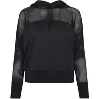 URBAN CLASSICS Rundhalspullover Urban Classics Damen Ladies Mesh Hoody (1-tlg)