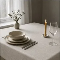 OTTO home Tischdecke Meellon (1-tlg), unifarben, verschiedene Größen, Esszimmer, Wohnzimmer, Dekoration