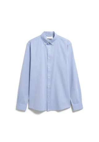 Armedangels - QUAASA LONGSLEEVE SHIRT dark morning - Gr. - S