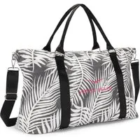 Venice Beach Sporttasche große Umhängetasche, Wellnesstasche, Saunatasche, Reisetasche, Weekender, Strandtasche mit modischem Druck VEGAN