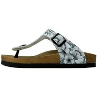 DOGO Lila Zehentrenner Life Is Beautiful Damen Sandalen Zehentrenner Handgefertigt