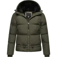 Ragwear Steppjacke Briony Wasserdichte Damen Winterjacke mit Kapuze