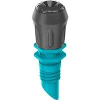 Micro-Drip-System Nebeldüse, 5 Stück schwarz/türkis, Modell 2023