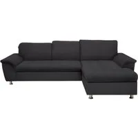 DOMO collection Ecksofa FRANZI 278x170x81 cm, Steppung im Sitzbereich, L-Form, wahlweise mit Bettfunktion, Bettkasten und Kopfteilverstellung