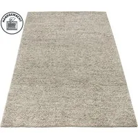 OTTO home Wollteppich Wolly, Wolle, rechteckig, Höhe: 14 mm, handgewebt, Handweb Teppiche, Wohnzimmer, Schlafzimmer, Esszimmer