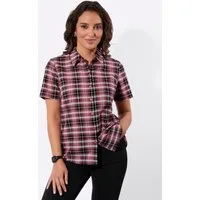 Witt Klassische Bluse Karo-Bluse Kurzarm