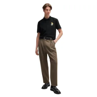 Hugo Boss - Poloshirt für Herren, Regulär, kurzärmlig (Schwarz)