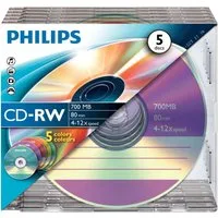 Philips CD-Rohling CD-RW Rohlinge 80Min 700MB