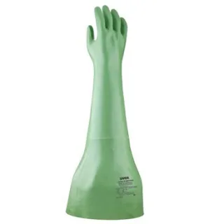 uvex Chemikalienschutzhandschuh rubiflex NB709S Größe 11 grün - 6024711