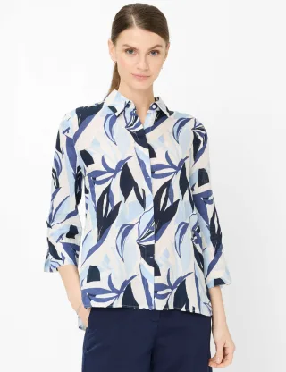 Brax Damen Bluse Style VICKI navy, dunkelblau, Gr. 36