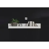 Home affaire Wandboard Carat, modernes Wandregal, Wandhalter mit Ablagefach, 150 cm breit, vielseitig einsetzbares Hängeregal, in Weiß Hochglanz