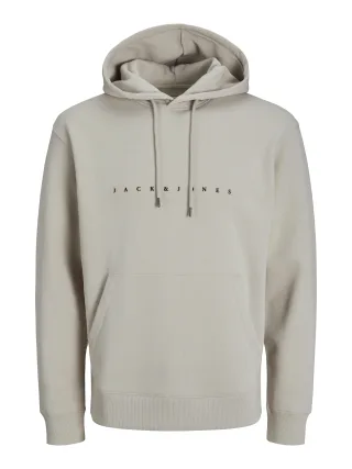JACK&JONES - JJESTAR JJ SWEAT HOOD NOOS Moonbeam - Gr. - M
