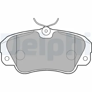 Delphi Bremsbel?ge vorne Opel Omega Senator