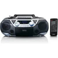 Lenco SCD-720SI Digitalradio (DAB) (DAB+,FM, 12 W, XXL-Boombox mit 6W-RMS Bluetooth 5.0, MP3/CD-Player & Batterie/Strom)