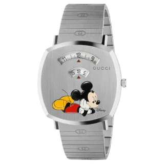 Gucci YA157419 Grip 35mm Unisex-Edelstahl-Uhr - stilvoll und langlebig