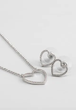 US Polo Assn Jewellery Dafne Rhodium Parure