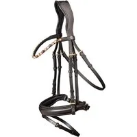 Waldhausen Trensenzaum Waldhausen Trensenzaum X-Line Goldheart schwed. kombiniert