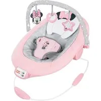 Bright Starts Babywippe Minnie Mouse Rosy Skies ™ Comfy Bouncer, mit Sound-Effekt
