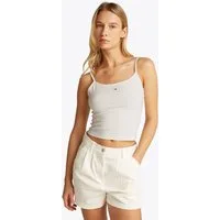 Tommy Jeans Tanktop TJW 2PACK ESSENTIAL STRAP TOP (Packung, 2-tlg., 2er-Pack) mit Logo-Flag