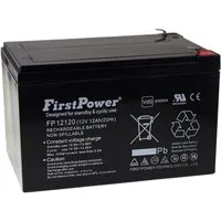 Powery FirstPower Blei-Gel Akku für Kinderfahrzeuge Hummer Jeep 12Ah 12V VdS Bleiakkus 12000 mAh (12 V)