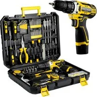 TLGREEN Akku-Bohrschrauber,12V Akkuschrauber Set,Akkubohrer mit 138PCS Werkzeugkoffer, max. 1500 U/min, (Set, 25+1 Drehmomentstufen + 2-Gang-Getriebe, LED Licht), für Holz, Metall & Heimwerkerprojekte