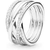 Pandora Fingerring Pandora Sparkling & Polished Lines Ring 190919CZ Damenring