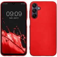 kwmobile Handyhülle Handyhülle für Samsung Galaxy A15 5G Hülle, Silikon Case metallisch schimmernd - Schutzhülle Cover