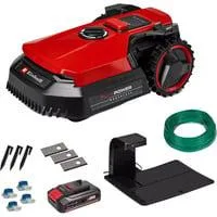 Power X-Change Mähroboter FREELEXO 500, 18Volt rot/schwarz, Li-Ion Akku 2,5Ah