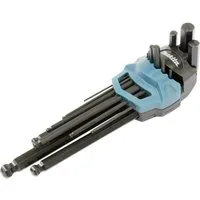Makita Schraubendreher Makita Innensechskantschlüssel-Set 9-tlg. B-65894 Sechskantschlüssel-