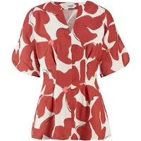 Hessnatur Klassische Bluse aus reinem Leinen (1-tlg)