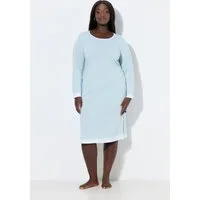 Ulla Popken Nachthemd Nachthemd Spitze oversized Rundhals Langarm