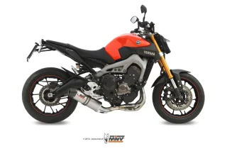 Sport Auspuff Komplettanlage MIVV Oval Titan Yamaha MT-09 Bj.2013-2020 RN29/RN43 EURO-3/EURO-4 +ABE