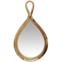 Ib Laursen Spiegel Spiegel Handspiegel Oval Bambus L 35cm Ib Laursen 9129-30