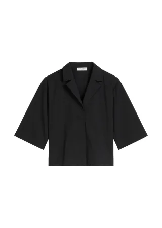 Marc OPolo Casual - Crop-Bluse relaxed Black - Gr. - 42