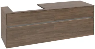 Villeroy & Boch Waschtischunterschrank Collaro C022B0 1600x548x500mm mit Beleuchtung C022B0VH