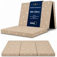 Babymatratze Klappmatratze Faltbare Reisebett Baby Matratze 60x120 cm, Totsy Baby