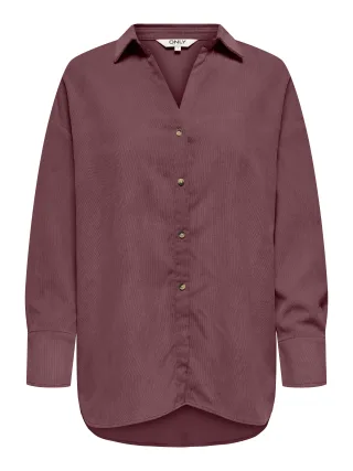 ONLY - ONLMARIKE LIFE L/S CORD LOOSE SHIRT PNT Rose Brown - Gr. - L