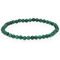 Lebensquelle Plus Armband Malachit Mini-Kugelarmband, 4 mm