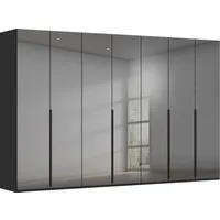 rauch Drehtürenschrank Kleiderschrank Schrank Garderobe Wäscheschrank BESTSELLER MONTCLAR (3 Ausstattungen BASIC/CLASSIC/PREMIUM (SOFT-CLOSE), Breiten 201-400 cm) Front in Glas/Hochglanz/Dekor/Grauspiegel in 5 Breiten MADE IN GERMANY