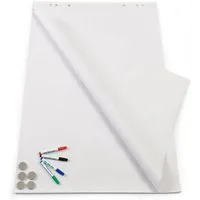 Kubus Flipchartblock Flipchart Zubehör-Set, mit Block, Markern & Magneten