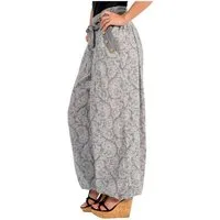 malito more than fashion Haremshose malito Damen Pumphose mit Orient Print, leichte Stoffhose, Freizeith Aladinhose im Orient Print mit elastischem Bund Einheitsgröße
