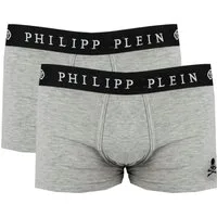 PHILIPP PLEIN Boxer 2er-Pack Herren Unterwäsche Shorts Original Verpackt in Python-Optik Geschenkbox