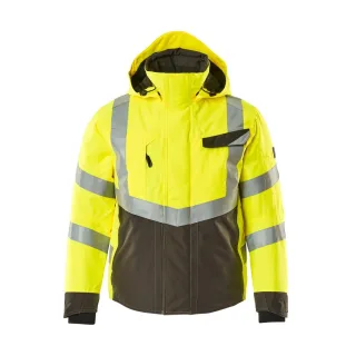 MASCOT Herren Hastings Winterjacke SAFE SUPREME Hi-vis Gelb / Dunkelanthrazit S - 15535-231-1718-S